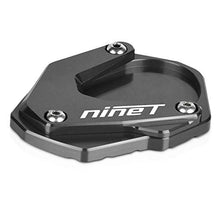 Carica l'immagine nel visualizzatore di Gallery, R NINET Motociclo CNC Allargamento del Cavalletto Laterale Nero+Nero