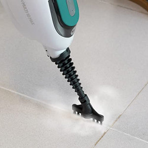 Di4 Steamclean Multi10 Max, Scopa Elettrica Lavapavimenti, Scopa a Vapore Multifunzione 10 in 1, Manico Telescopico Estendibile, Pulitore a Vapore 1500 W, Bianco