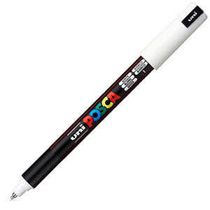 Uni-ball Posca Indicatore PC-1MR Extra Fine, Bianco - Ilgrandebazar