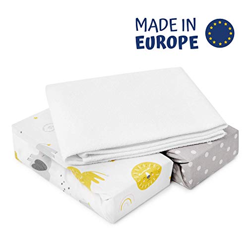 Set 3 Pezzi | 2 Lenzuola Next2Me Compatibili 83x50cm + 1 Coprimaterasso... - Ilgrandebazar