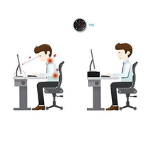 Carica l'immagine nel visualizzatore di Gallery, BONTEC Supporto per Monitor in Legno, da Scrivania con...