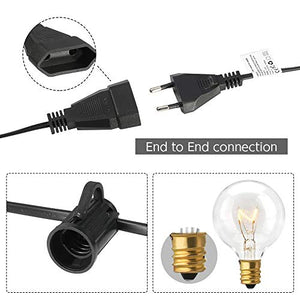 Catena Luminosa Esterno LOFTer Stringa Luci da Giardino con 30 30 Lampadine
