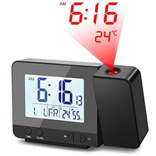 Carica l'immagine nel visualizzatore di Gallery, Deofde Sveglia con proiezione, Digitale Ampio Display LCD,... - Ilgrandebazar