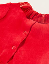 Carica l'immagine nel visualizzatore di Gallery, Chicco, Tutina Natale in ciniglia con piedino, Bimba 0-24, Rosso (411), 3 mesi