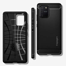 Carica l'immagine nel visualizzatore di Gallery, Spigen Cover Samsung Galaxy S10 Lite Rugged Armor Progettato per Samsung Galaxy S10 Lite Cover Custodia - Nero