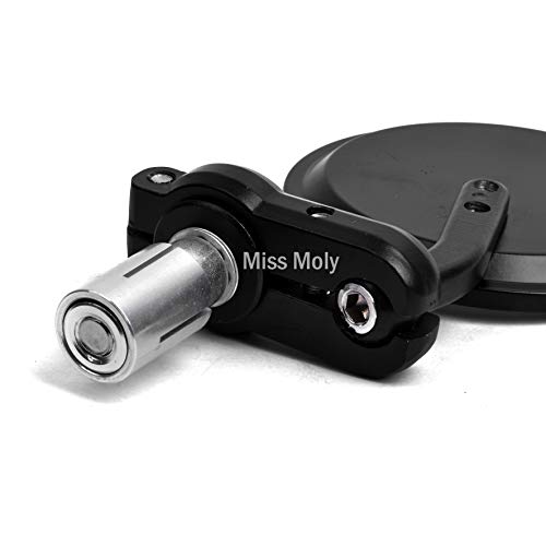 Specchietti Retrovisori Moto Rotondi In Alluminio - Attacco 2,21cm - Foto 6