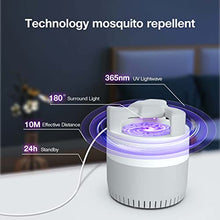 Carica l'immagine nel visualizzatore di Gallery, Uccidi Zanzare, Lampada Antizanzare Elettrica, Zanzariera Elettrica con Lampada UV, Trappola per zanzare USB, 180° Luce Insetticida per Uso da Interno ed Esterno, Zanzare, Mosche, Falene, Insetti