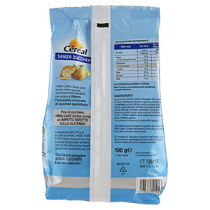 Céréal Mini Cake SENZA ZUCCHERI al limone, merendine dolci senza zucchero -...
