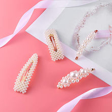 Carica l&#39;immagine nel visualizzatore di Gallery, Lurrose, fermagli per capelli con perle, modello semplice e alla moda,... - Ilgrandebazar
