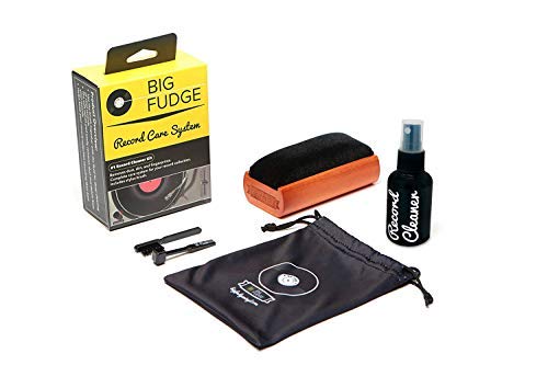Big Fudge Set per la Pulizia dei Dischi in Vinile | Kit cleaner kit record - Ilgrandebazar