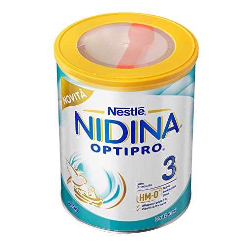 Nestlé Nidina OPTIPRO 3 da 12 Mesi Latte di Crescita in Polvere, 6 6 x –