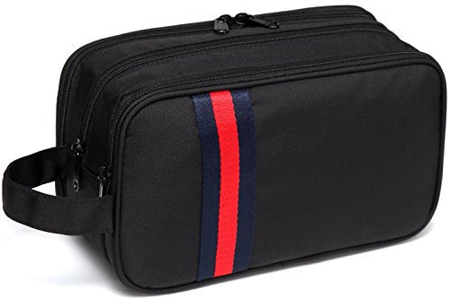 Beauty Case,VASCHY Grand Borsa da Toilette Viaggio Impemeabile Nero