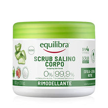 Carica l'immagine nel visualizzatore di Gallery, Equilibra Corpo, Scrub Salino Rimodellante, Scrub Corpo Esfoliante a Base di Aloe Vera, Leviga, Nutre la Pelle, Mix di Sali Marini ad Azione Antiacqua, Oli Naturali ed Estratti Vegetali, 600 g