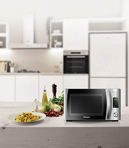 Candy Microonde CMXG20D - Grill e App Cook-in, 20L, 40 Programmi 20, Argento - Ilgrandebazar