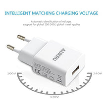 Carica l&#39;immagine nel visualizzatore di Gallery, Aukru Caricabatterie USB da Muro Portatile 5V2A per Smartphone, 1 Adapter - Ilgrandebazar