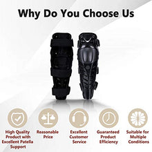 Carica l&#39;immagine nel visualizzatore di Gallery, KINGUARD Moto Ginocchiere Motocicletta Ginocchio Protezioni Guard Nero - Ilgrandebazar