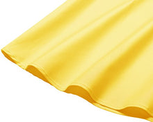 Carica l'immagine nel visualizzatore di Gallery, bbonlinedress Donna 50s 60s Linea Rockabilly abito manicotto della S, Yellow - Ilgrandebazar