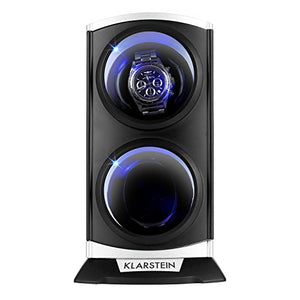 Klarstein St.Gallen Premium - Carica orologio, Capacità: Nero - Bordo Argento - Ilgrandebazar