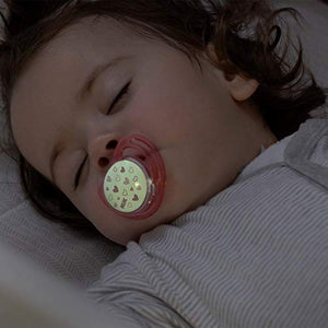 NUK 10177143 Freestyle Night - Ciuccio ortodontico in silicone, da 18 a 36... - Ilgrandebazar