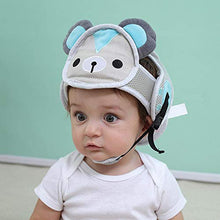 Carica l&#39;immagine nel visualizzatore di Gallery, Kobwa Baby caschetto di sicurezza regolabile casco tappo cute protettiva Gray - Ilgrandebazar