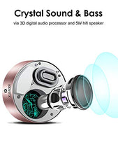 Carica l&#39;immagine nel visualizzatore di Gallery, XLEADER SoundAngel (2 Gen) Cassa Bluetooth con suono HD 5W, Touch A oro rosa