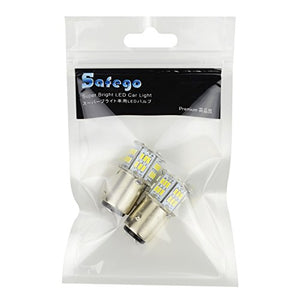 Safego 2x Lampadine LED 1157 BAY15D per Auto Moto Fanalini Direzionali Luce...