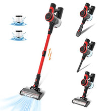 Carica l'immagine nel visualizzatore di Gallery, Stanew Aspirapolvere Senza Fili, 22.2v 150w Scopa Elettrica Senza Fili con Della Multifunzione 4 in 1, Aspirapolvere Portatile Ultra-leggero,Autonomia 40 Min Luci LED