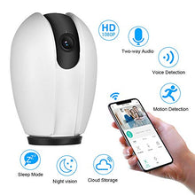 Carica l&#39;immagine nel visualizzatore di Gallery, Telecamera di sicurezza wireless domestica, telecamera sorveglianza,...