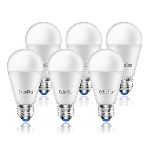 EXTRASTAR Lampadina LED E27, 15W (equivalenti a 120W), 6500K 1350 lumen,luce bianca fredda - Pacco da 6