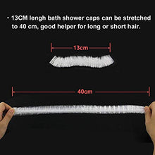 Carica l&#39;immagine nel visualizzatore di Gallery, JTDEAL - Cuffie da doccia usa e getta, 100 unità, trasparenti, con elastico,... - Ilgrandebazar