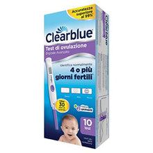 Carica l'immagine nel visualizzatore di Gallery, Clearblue Test di Ovulazione Digitale Avanzato, Confezione con 10 10 Unità