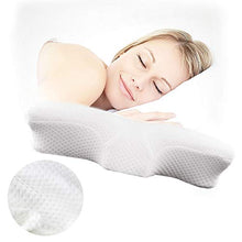 Carica l'immagine nel visualizzatore di Gallery, ZoneYan Cuscino Cervicale Ortopedico Collo, Contorno Memory Foam con...