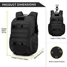 Carica l&#39;immagine nel visualizzatore di Gallery, Mardingtop 28L/35L Zaino Tattico Militare Molle Zaini da 28l, 28L-Nero