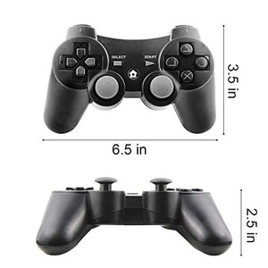 Diswoe Bluetooth senza fili Controller di gioco per PS3 Sostituzione Nero