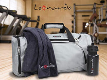 Carica l&#39;immagine nel visualizzatore di Gallery, Leonardo - Borsa per lo sport Borsone Palestra Sportivo in Grigio/Rosa