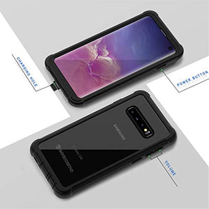seacosmo Cover Samsung S10, 360 Gradi Rugged S10 Custodia Antiurto Nero - Ilgrandebazar