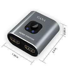 Carica l'immagine nel visualizzatore di Gallery, HDMI Switch Splitter, GANA Alluminio bidirezionale 2... - Ilgrandebazar