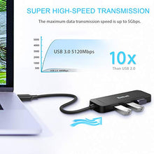 Carica l&#39;immagine nel visualizzatore di Gallery, Beikell Hub USB 3.0, 4 Porte Ultra Sottile per MacBook Air, Mac...