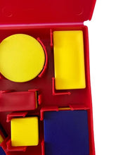 Carica l'immagine nel visualizzatore di Gallery, Italveneta Didattica 510 - Valigetta Figure Logiche; Blocchi logici in plastica; Gioco didattico