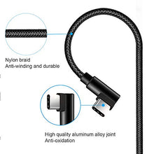 Carica l&#39;immagine nel visualizzatore di Gallery, aceyoon Cavo USB Type-C 90 Gradi 30cm 3 Pezzi 90 Degree USBC 0.3m*3 - Ilgrandebazar