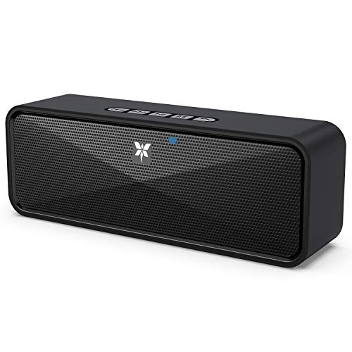 Altoparlante Sonkir Bluetooth Portatili 5.0, Axloie Speaker Wireless Senza Fili Nero