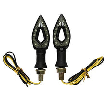 Carica l&#39;immagine nel visualizzatore di Gallery, OSAN Indicatori di direzione, 4 Pz 13 LED Frecce Motociclo Lampade Ambra 2pz - Ilgrandebazar