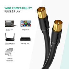 Carica l'immagine nel visualizzatore di Gallery, UGREEN Cavo Antenna TV HD Coassiale Cable Placcati in Oro 2M - Ilgrandebazar