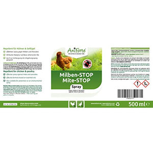 AniForte Spray antiacaro per polli e pollame 500ml - Contro Acari e...