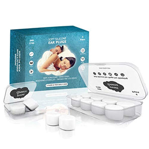 Tappi Per Le Orecchie Regolabili Per Cancellazione Del Rumore, Riduzione Di 20 DB, Tappi Per Le Orecchie In Silicone Riutilizzabili Per Dormire, Per Concerti Viaggi Con 3 Coppie (rosa - Foto 3