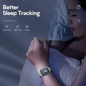 HolyHigh Smartwatch Fitness Tracker con Touchscreen a Colori Grigio-blu