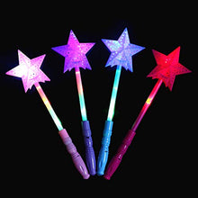 Carica l&#39;immagine nel visualizzatore di Gallery, STOBOK Bacchette magiche Luminose LED Forma Stelle Bacchetta Come mostrato