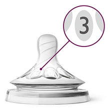 Carica l'immagine nel visualizzatore di Gallery, Philips SCF043/27 Avent 2 Tettarelle Natural Flusso Medio, 3 Fori, 3m+