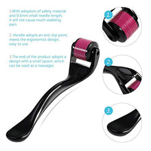 Carica l&#39;immagine nel visualizzatore di Gallery, TinkSky TS5 titanio Micro-ago Roller - 0,5 millimetri 540-aghi 0.5 mm, Nero