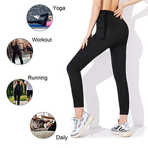 Moonssy Pantaloni di Perdita Peso Sauna,Pantaloni Termici per...